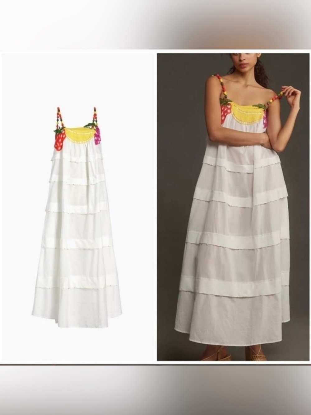 FARM RIO FRUIT DRESS Size Medium but could fit a Large